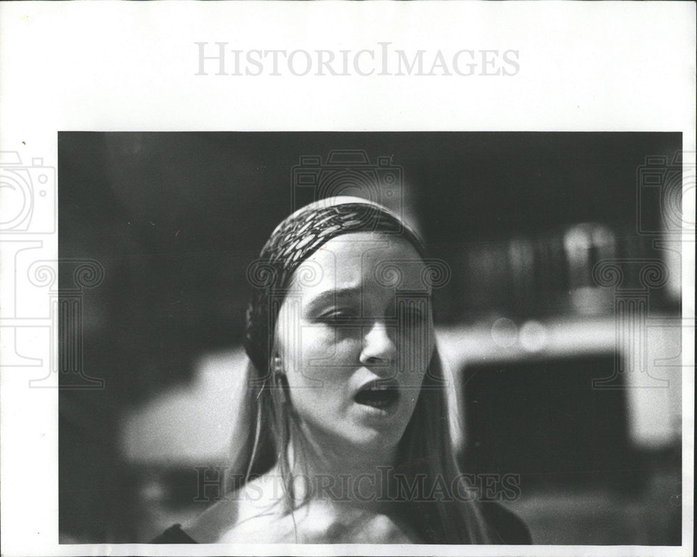 1972 Press Photo STEPHANIE MORRIS  SOLOIST - Historic Images