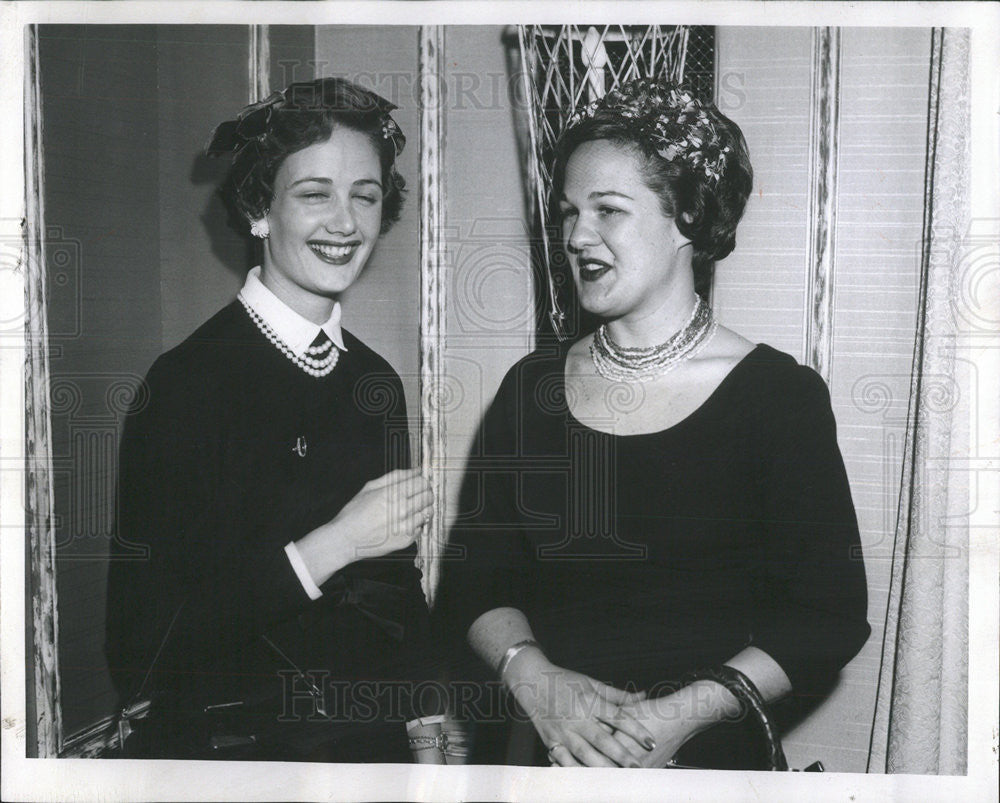 1960 Press Photo MRS. MACK ERNEST  MRS. DONALD W. MORRISON - Historic Images