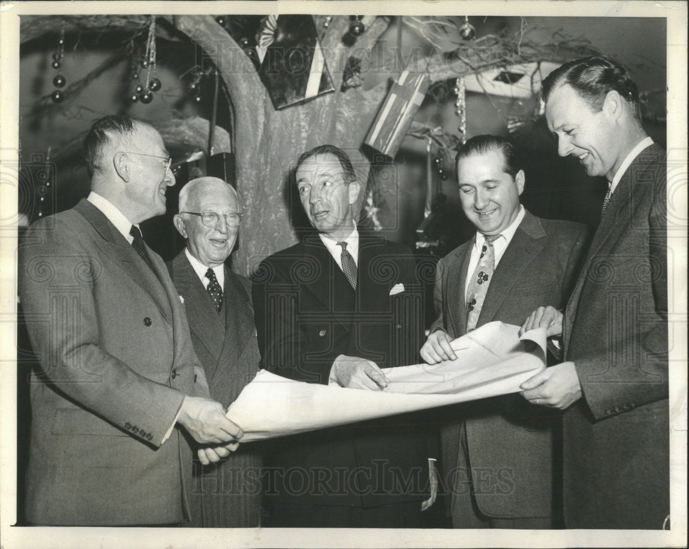 1952 Press Photo Carsons John pirie Jr Norbert Armour Harold Spurway - Historic Images