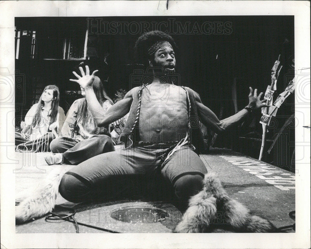 1970 Press Photo James O. McCloden in &quot;HAIR&quot; - Historic Images