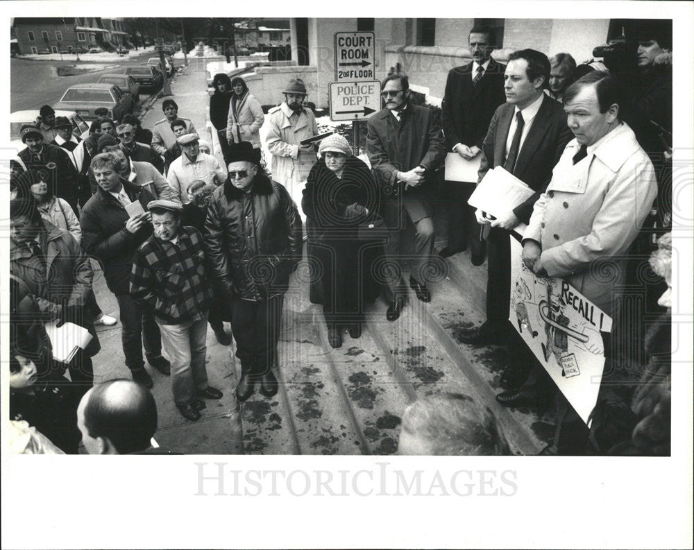 1986 Press Photo Patrick Quinn Commissioner Cook County Board of Appeals - Historic Images