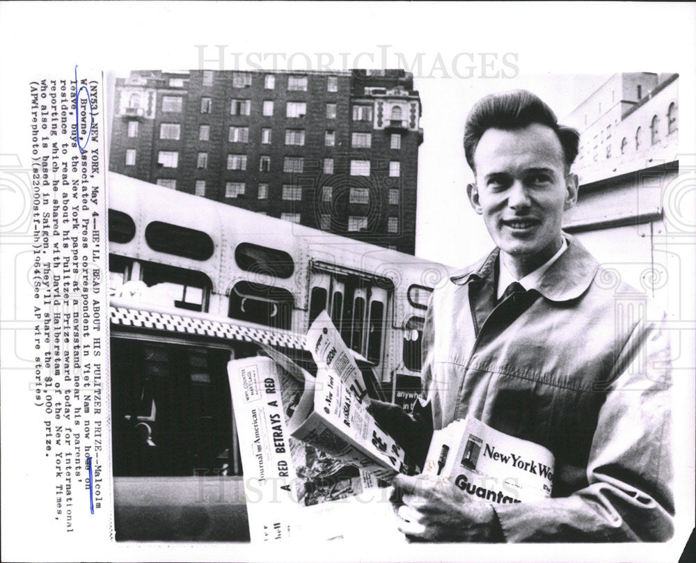 1964 Press Photo Malcome W. browne associated press - Historic Images