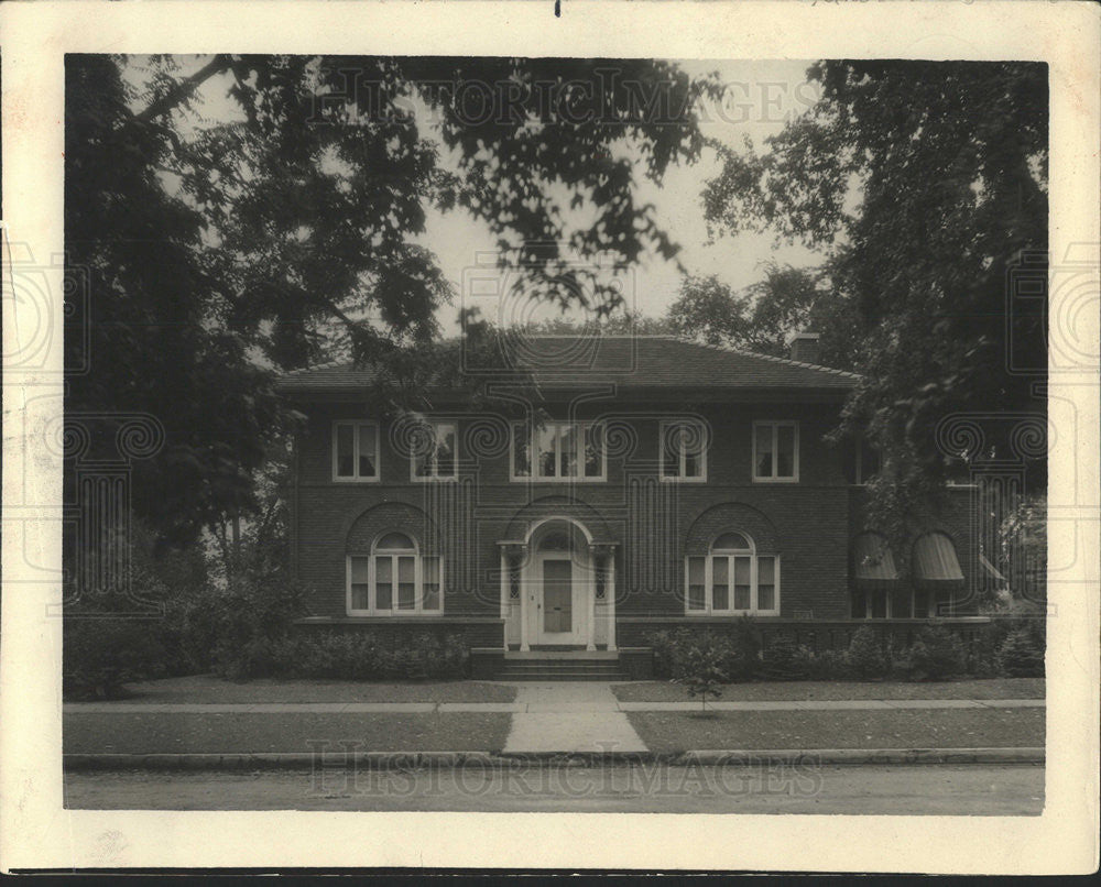 1986 Press Photo  Home of Alvin L. Brummand - Historic Images