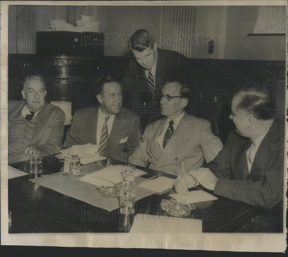 1955 Press Photo Senator John L McClelland Chairman of Senate Investigations - Historic Images