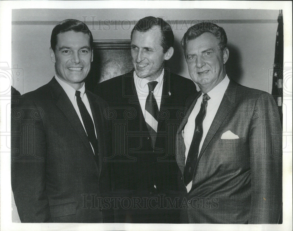 1970 Press Photo Philip M Crane, Harold R Collier &amp; Vern I McCarthy - Historic Images