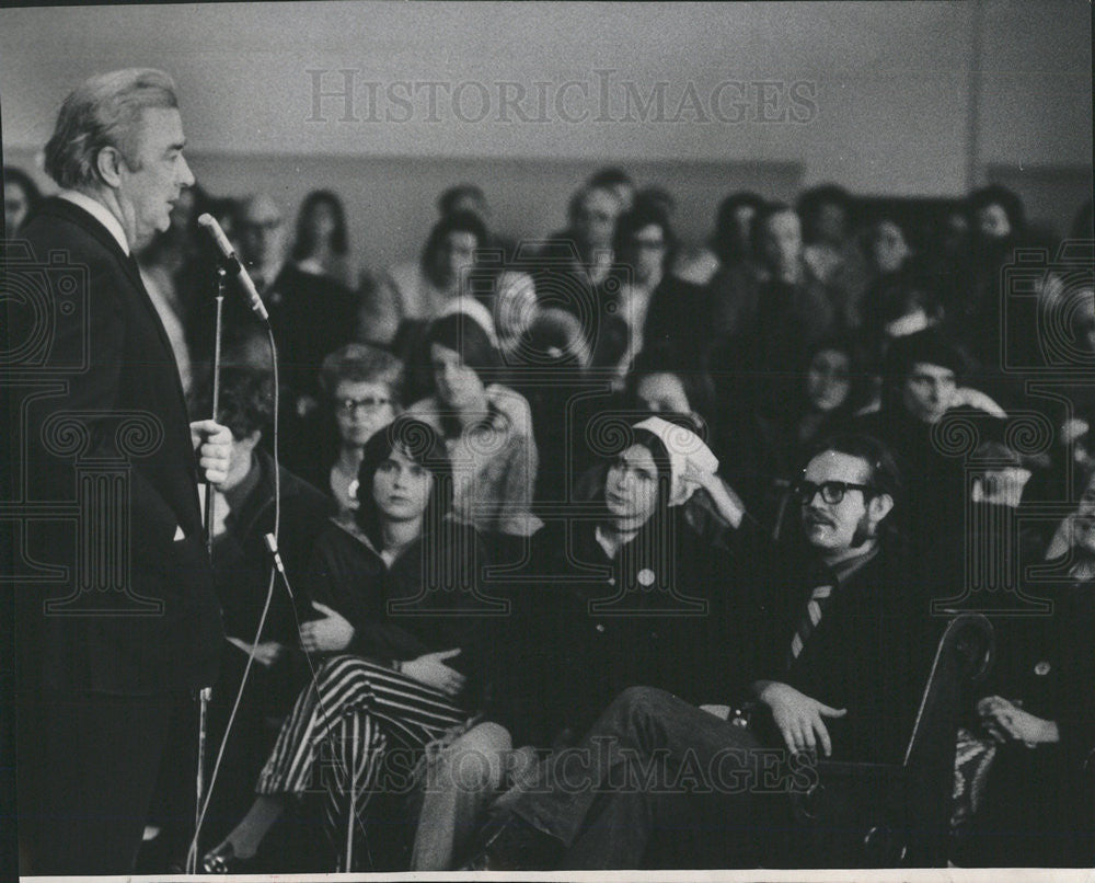 1972 Press Photo Lincoln Park Presbyterian Church Senator McCarthy - Historic Images
