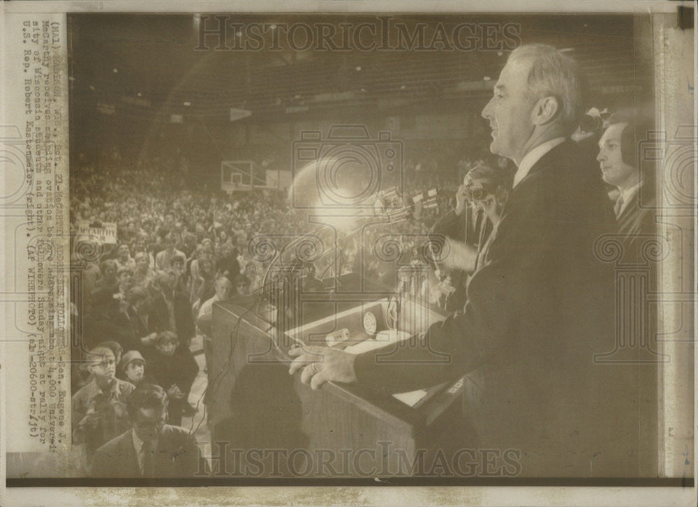 1968 Press Photo United States Minnesota Senator Eugene McCarthy - Historic Images