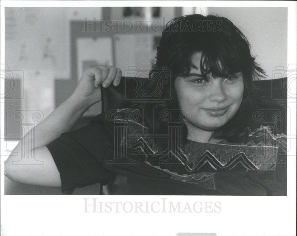 1992 Press Photo Tiffany Callo Brazil Disabled Women - Historic Images