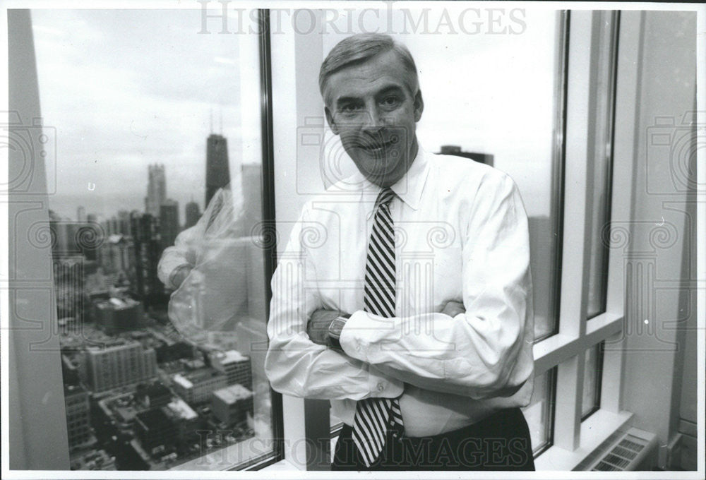 1996 Press Photo James Burns U.S. Attorney General Chicago - Historic Images