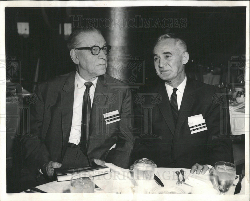 1964 Press Photo Norbert Rennicke and Stanley De Mian - Historic Images