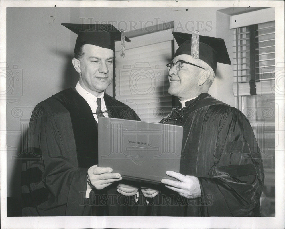 1962 Press Photo Dr John rettaliata President Illinois Institute of technology - Historic Images