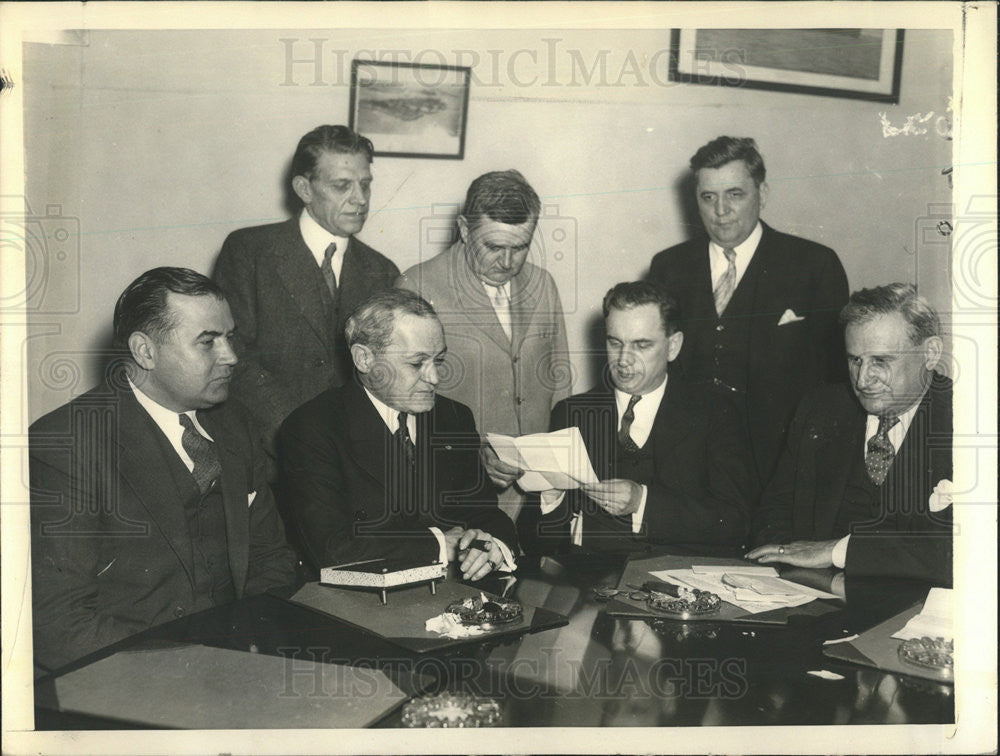 1934 Press Photo John William McCormack American Politician Representative Guyer - Historic Images