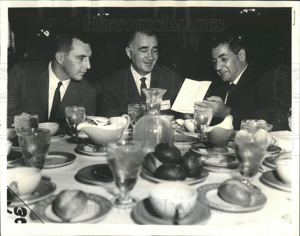 1963 Press Photo John A. Martin Norman B. Wienke Joseph L. Koach Executives - Historic Images