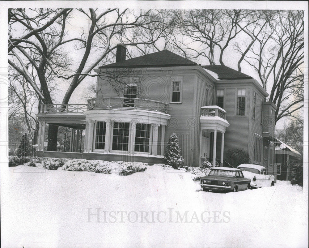 1960 Press Photo Riverside Illinois Home Mrs. Frances Murphy - Historic Images