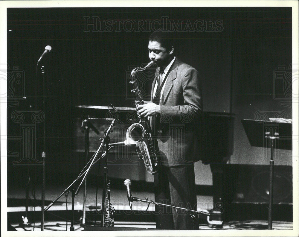 PRESS PHOTO  BRANFORD MARSALIS AMERICAN COMPOSER BANDLEADER - Historic Images