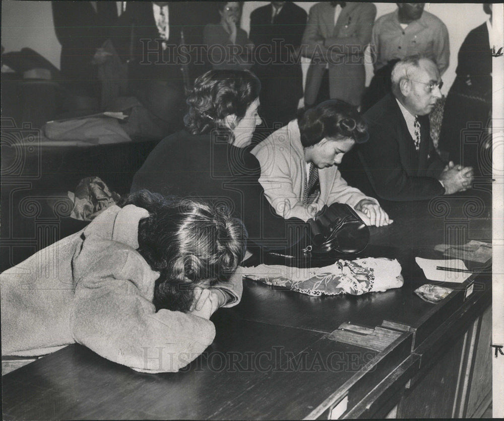 1947 Press Photo Audrey Marsh Wife Murderer Glen Katherine Anderson Vernon - Historic Images