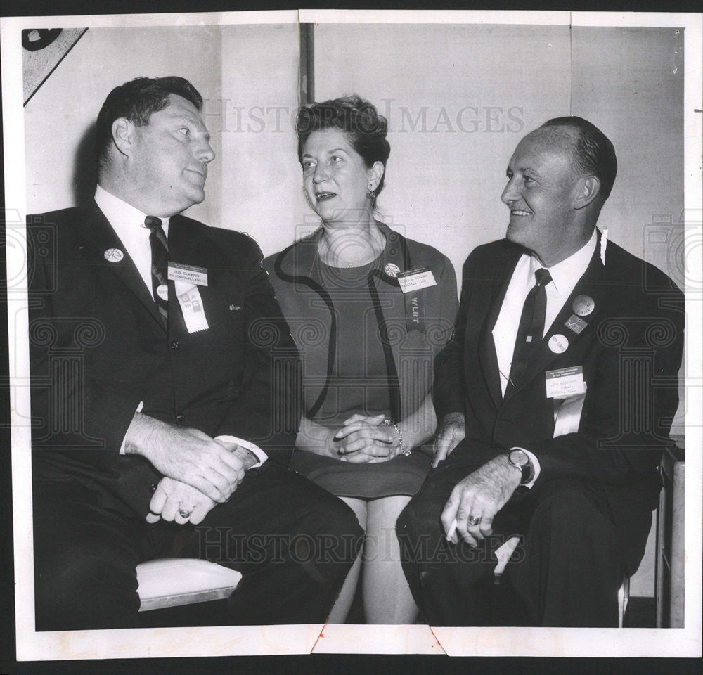 1962 Press Photo Leona Redding Chicago Association Underwriters - Historic Images