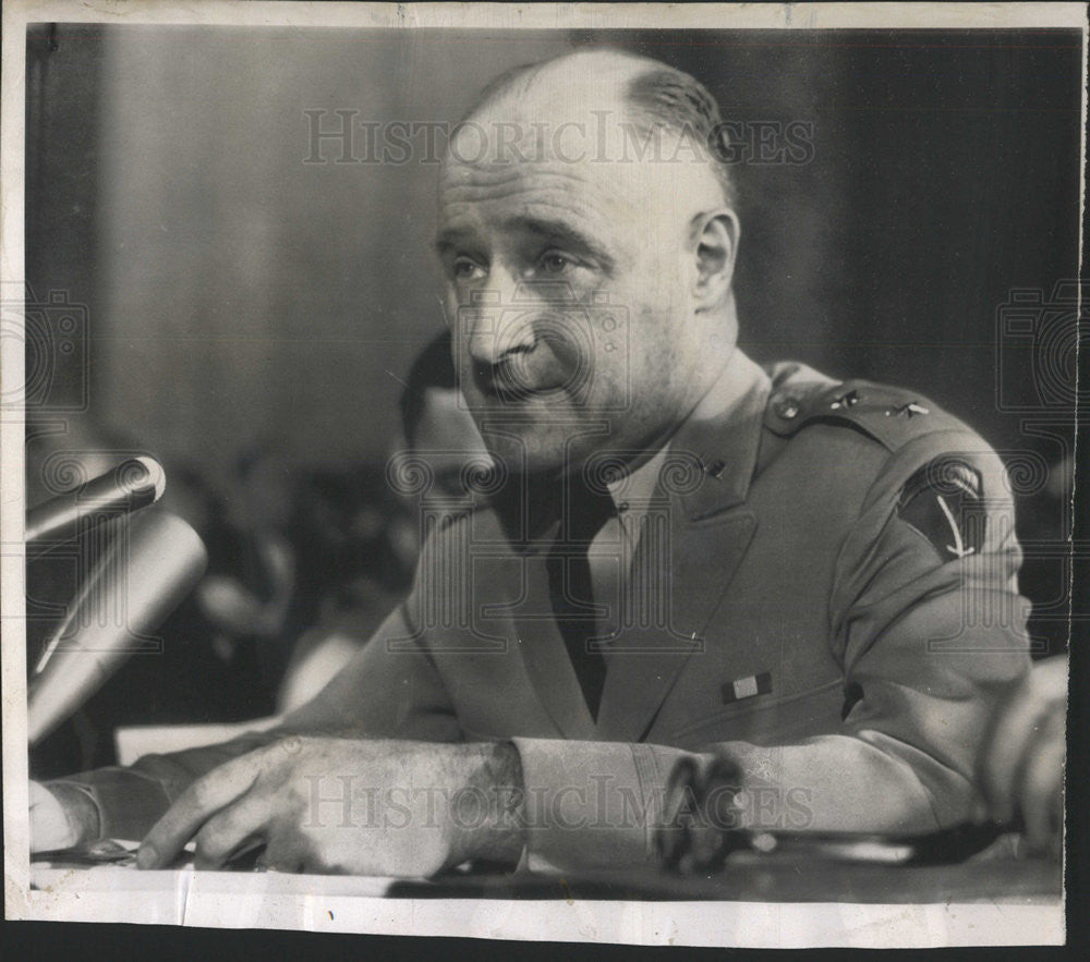 1954 Press Photo Miles Reber McCarthy Army Senate Investigation - Historic Images