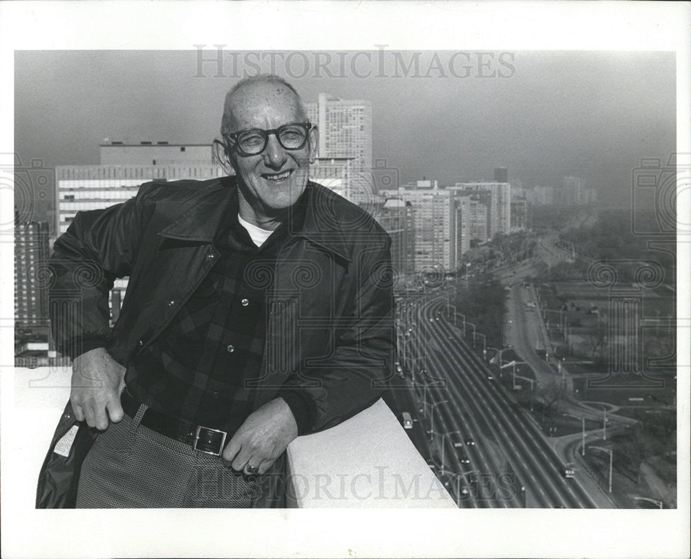 1976 Press Photo Cliff Reberg Illinois Bell - Historic Images