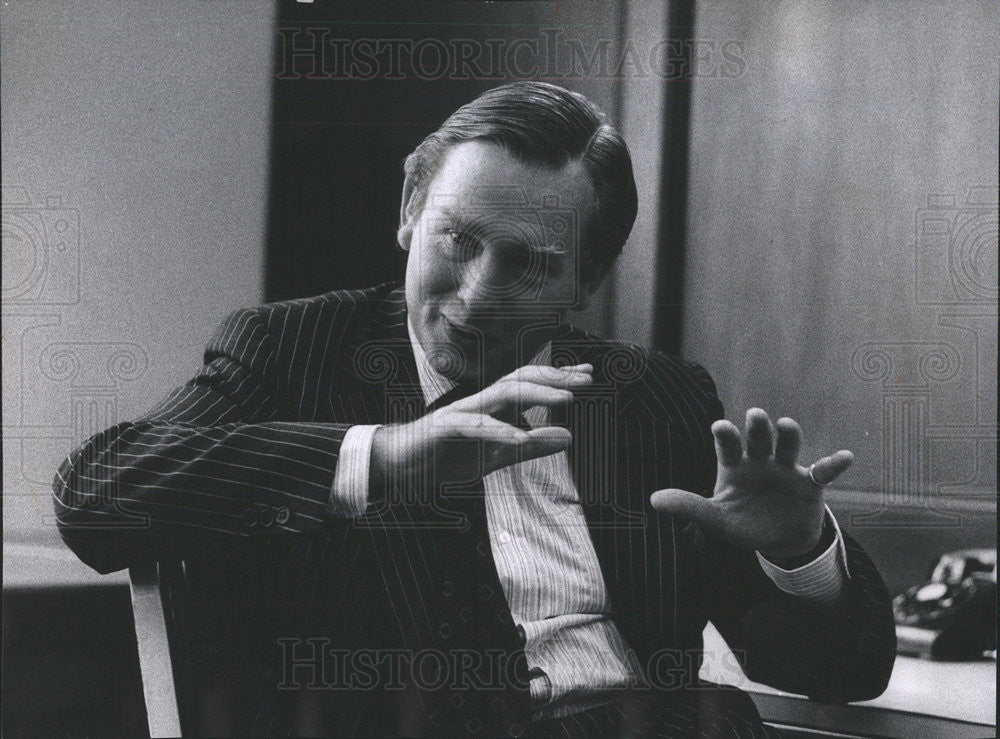 1973 Press Photo Barry Austin Reed British Business Executive - Historic Images