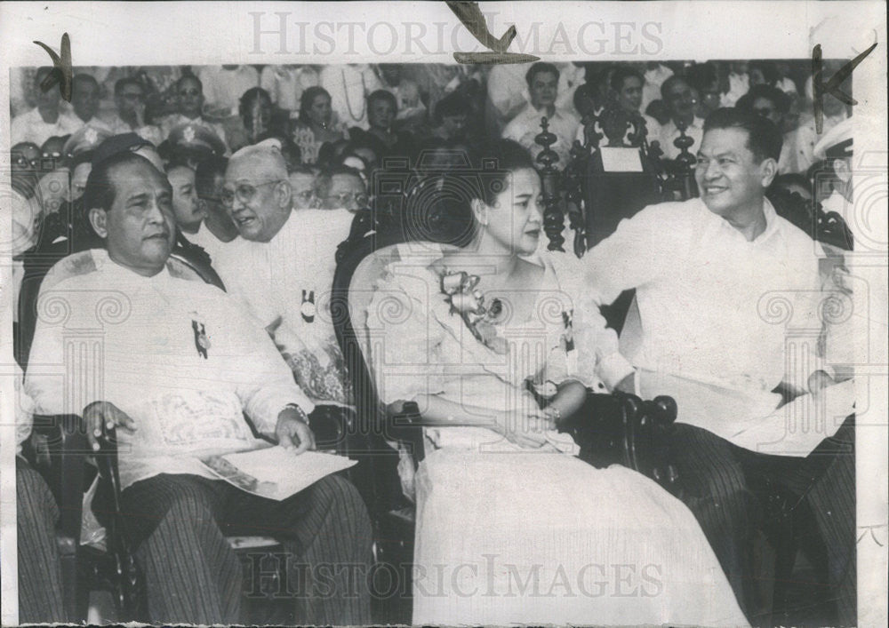 1954 Press Photo Ramon Magsaysay Philippines President - Historic Images