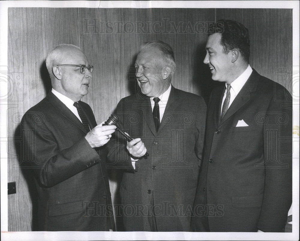 1962 Press Photo Dr Irwin J Lubbers North Central Asso President - Historic Images