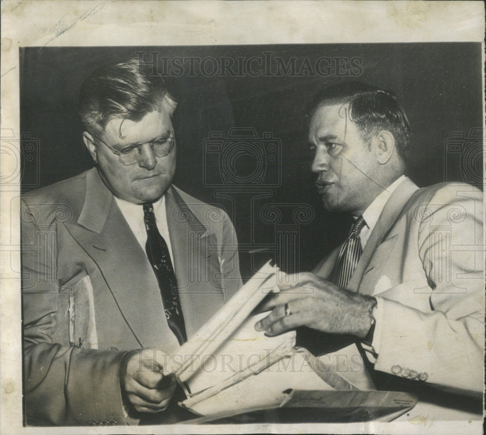 1950 Press Photo David Lubben Hillsdale Candy Maker - Historic Images