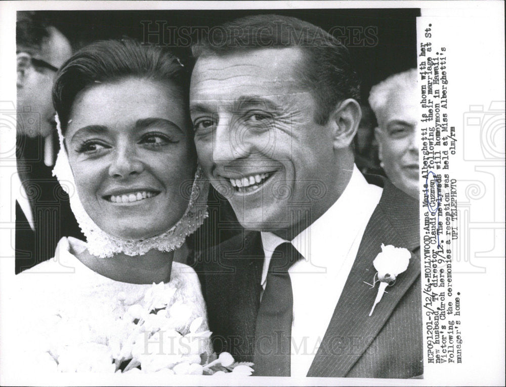 1964 Press Photo TV Director Claudie Guzman - Historic Images