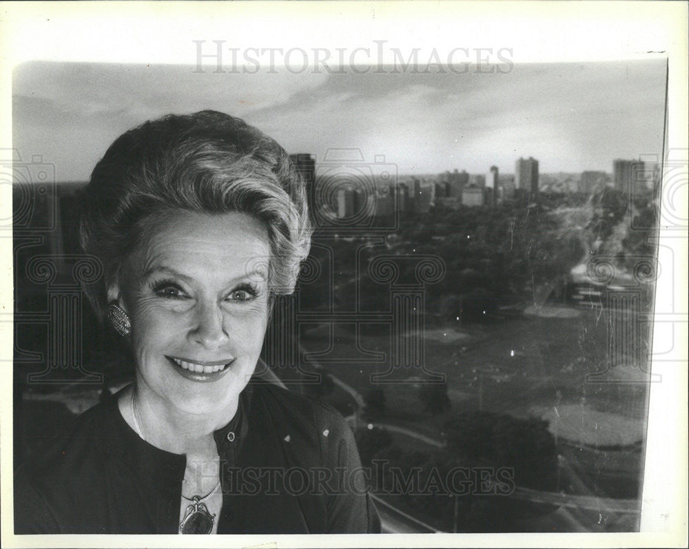 1989 Press Photo Actress Dina Merrill - Historic Images