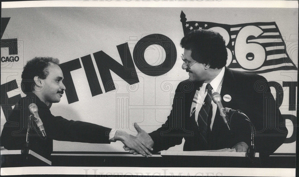 Press Photo Luis Vicente GutiÃƒÂ©rrez American politician Debate - Historic Images