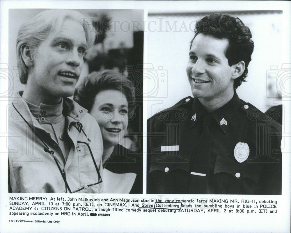 Press Photo Steve Guttenberg American Film Television Actor Comedian Chicago - Historic Images