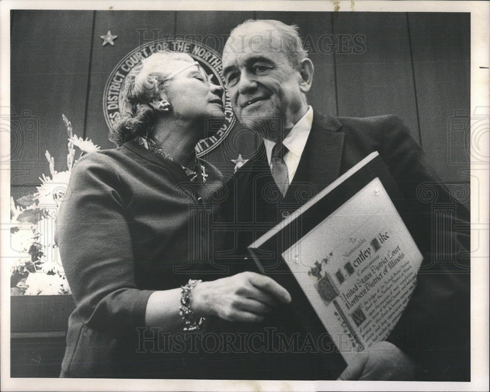 1967 Press Photo C S Bentley Pike Americna Commissioner Police Department - Historic Images