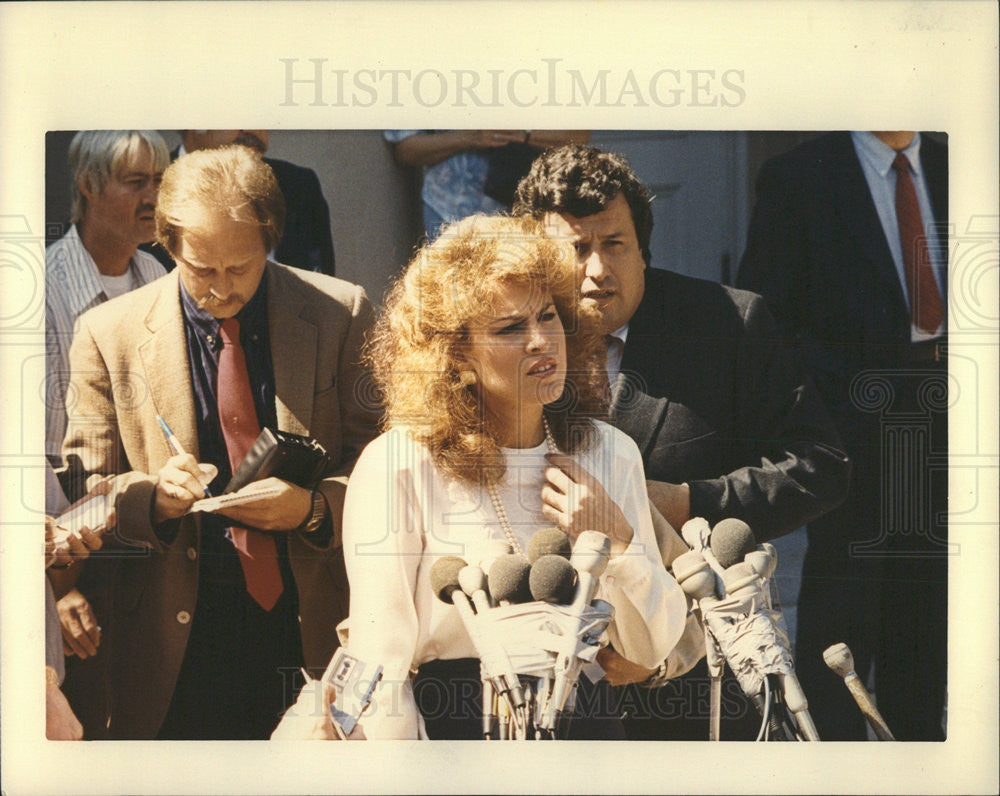 1987 Press Photo JESSICA HAHN AMERICAN ACTRESS MODEL - Historic Images