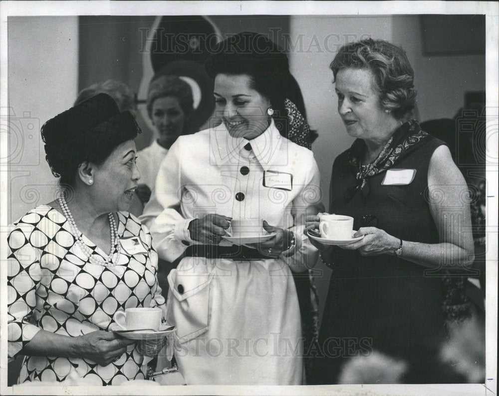 1969 Press Photo Mrs. Minor K. Wilson Chicago City Illinois Socialite - Historic Images