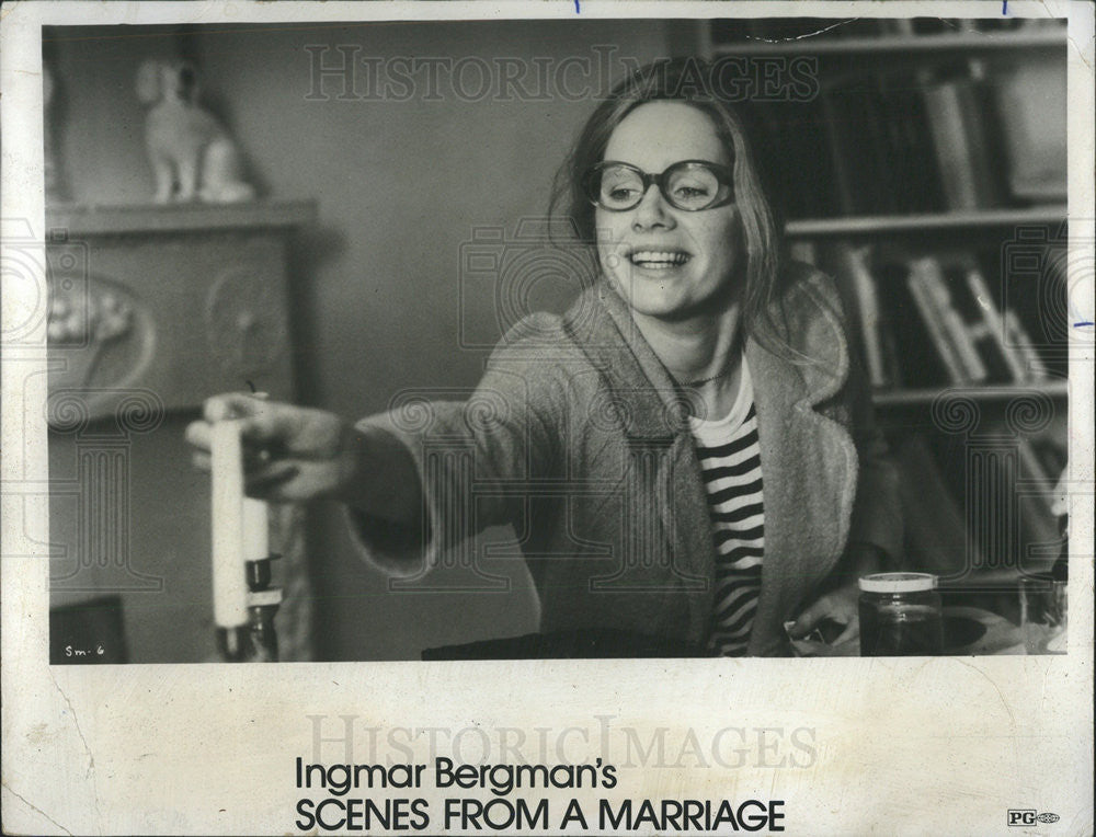 1975 Press Photo Liv Johanne Ullmann Norwegian Film Television Actress - Historic Images