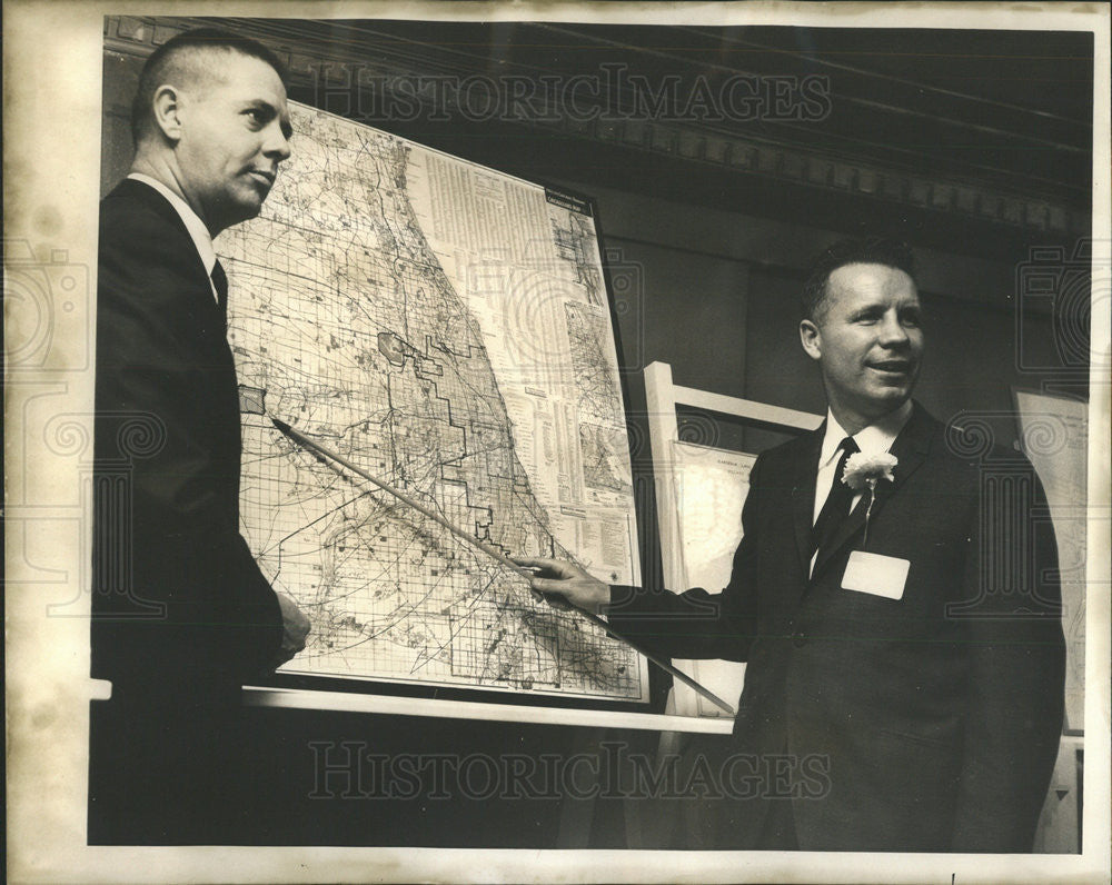 1963 Press Photo John Lowe American Politician Mayor Weston Illinois - Historic Images