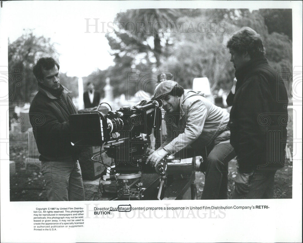 1987 Press Photo Guy Magar Egyptian Film Director - Historic Images