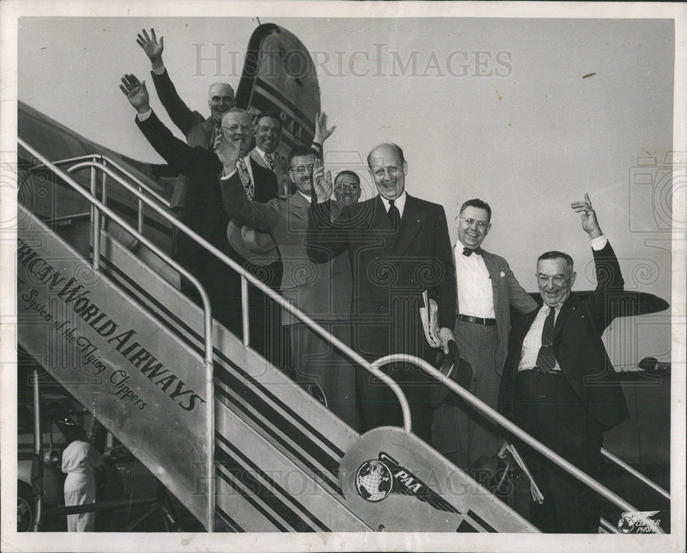 1947 Press Photo International Rotary officials - Historic Images