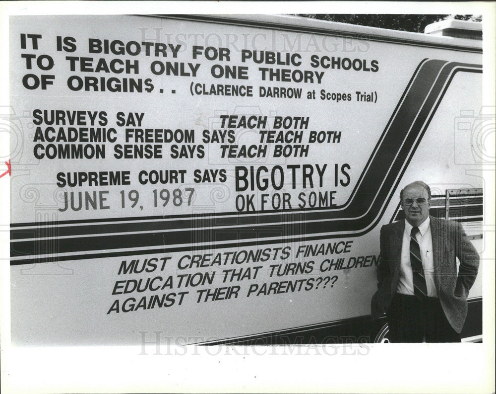 1987 Press Photo Paul MacKinney,candidate for School Board - Historic Images