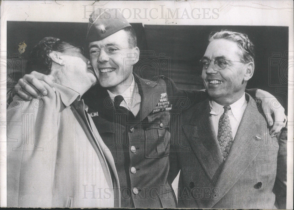 1958 Press Photo Lt James F. Low,ace who shot down 9 MIG&#39;s - Historic Images