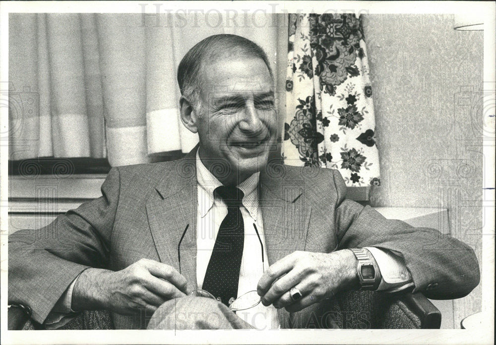 1980 Press Photo George Low,Reagan transition team for NASA - Historic Images