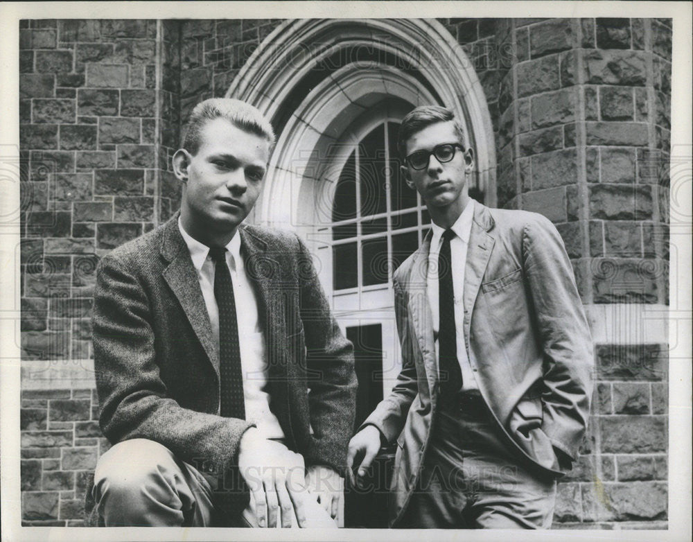 1957 Press Photo Peter Marshall Clark Poling - Historic Images