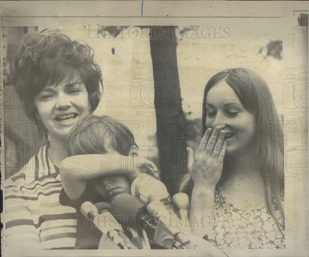 1970 Press Photo james A. Lovell jr and Family - Historic Images