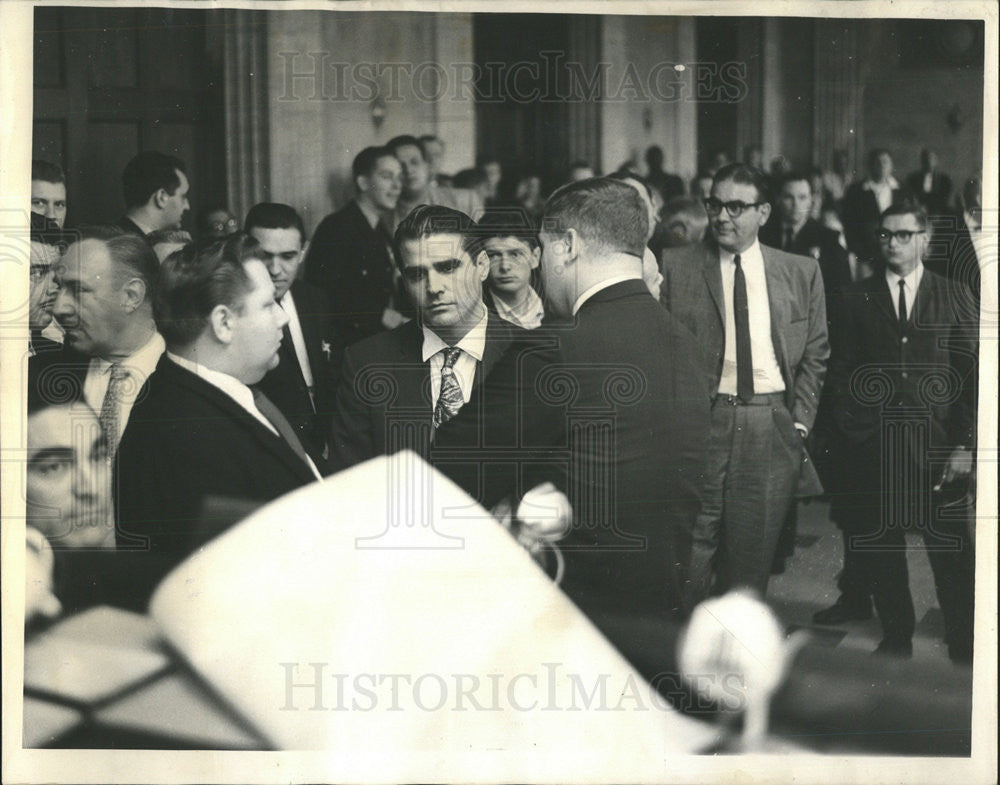 1963 Press Photo Richard Mattox and Mrs Harvey Winstein Charged With Murder - Historic Images