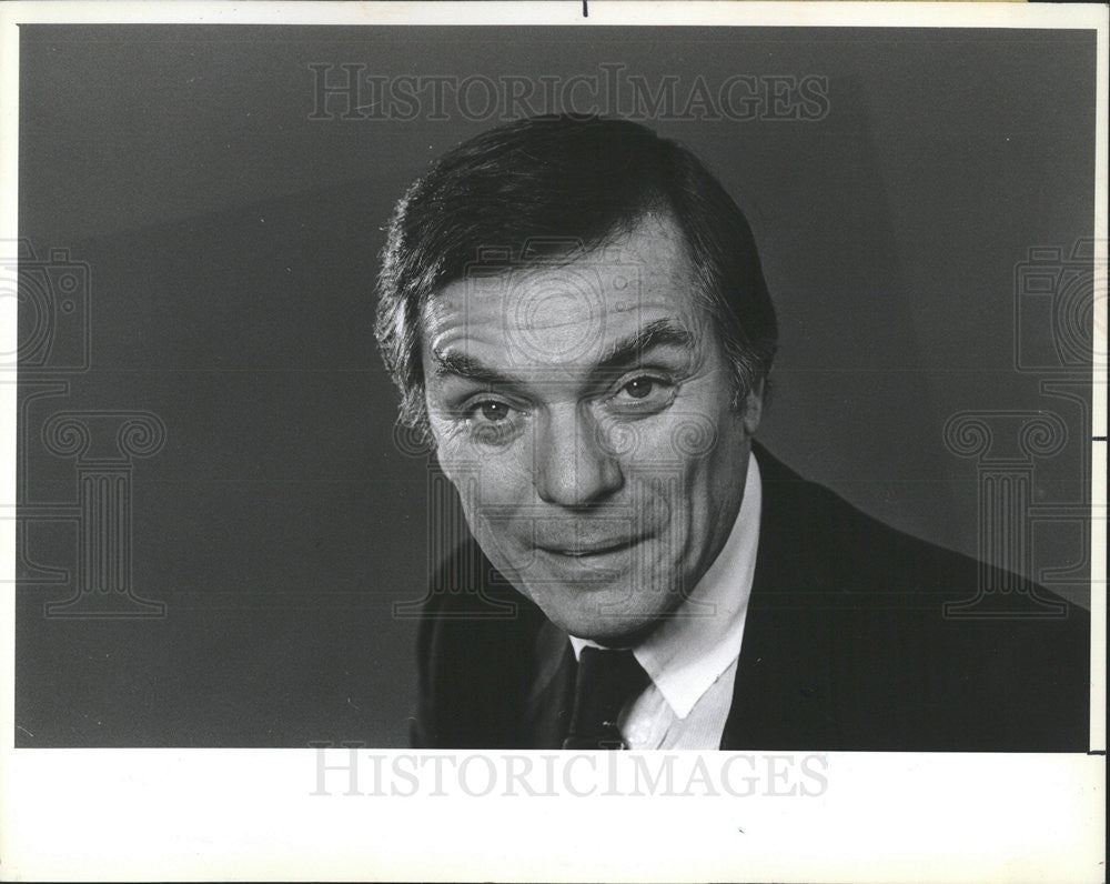 1982 Press Photo Game Show Host Peter Marshall - Historic Images