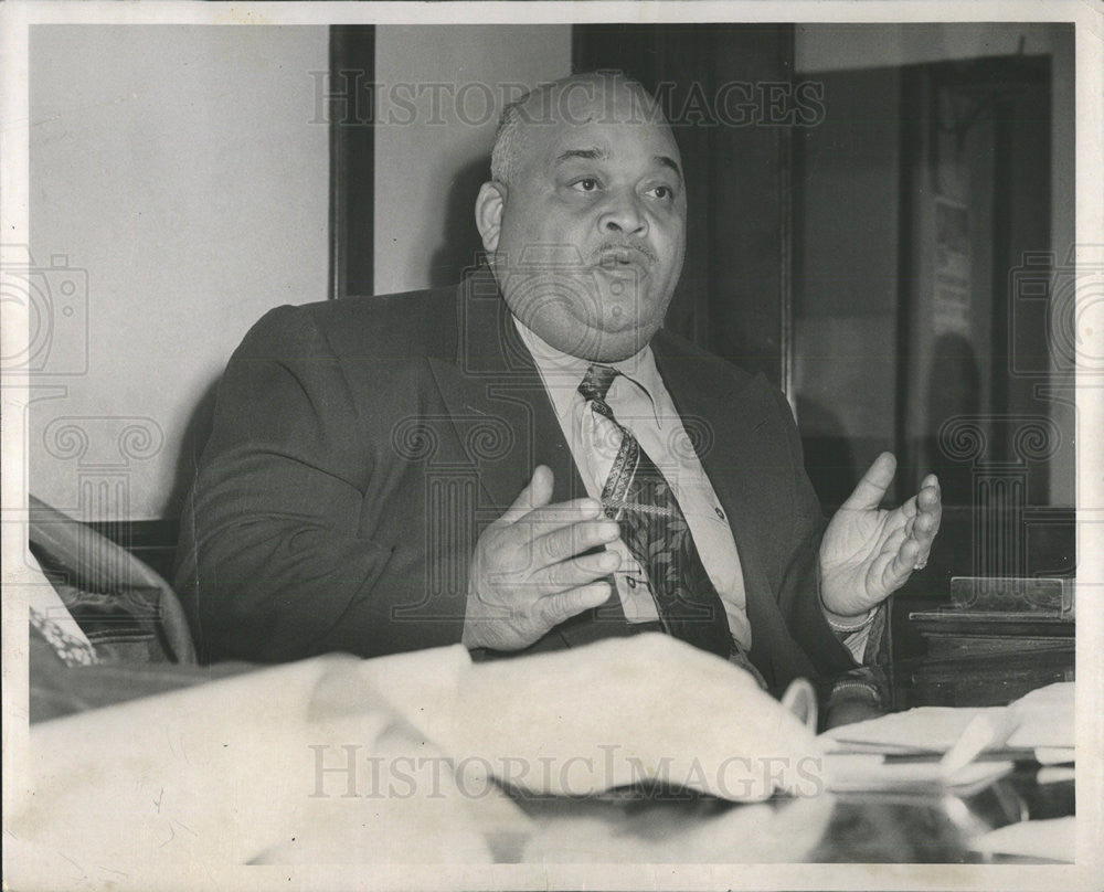 1951 Press Photo Dr. Clarence Mansfield Inquest Andrew Johnson - Historic Images