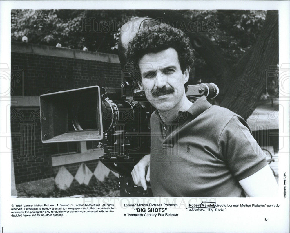 1987 Press Photo Robert Mandel Director Big Shots - Historic Images