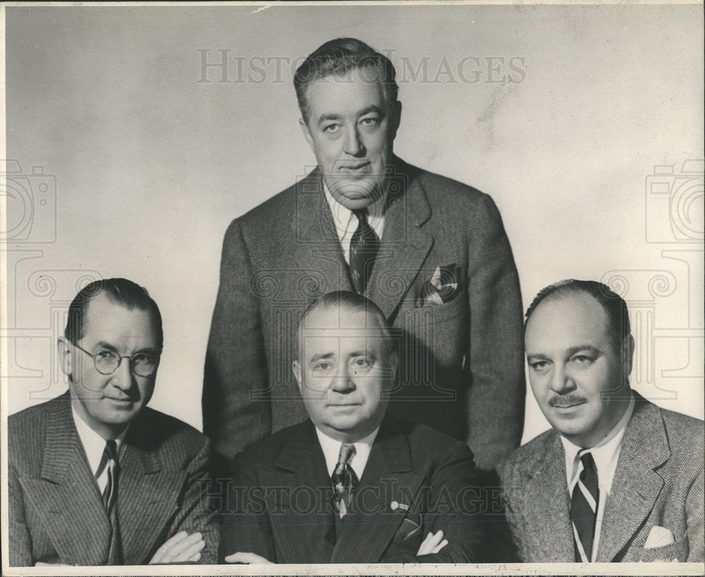 1948 Press Photo William Fay Ednyfed Williams Frank Mandel Clement Nance Racing - Historic Images