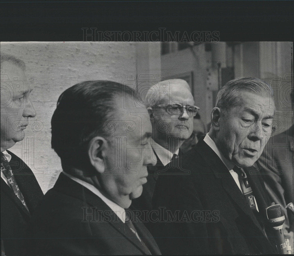 1967 Press Photo Mayor Richard Daley - Historic Images