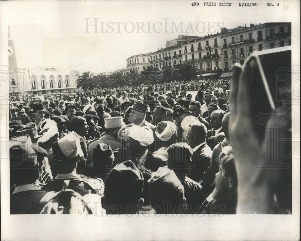 1908 Press Photo In North Africa the french premier in Algiers - Historic Images